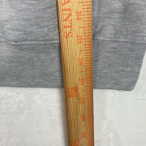 Anvil Superbowl XLVI Sweater Adult Large Gray Hoodie Sweatshirt Pullover - Picture 6 of 8